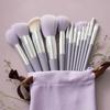Treze pincéis de maquiagem Sijiqing conjunto pincel de maquiagem portátil pincel para sombra maquiagem super macio pincel para pó solto blush