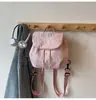 Mochila Casual Estilo Coreano para Mujer 2025 Nueva Bolsa Pequeña de Tela para Viaje Gran Capacidad Simple Mochila Escolar para Estudiantes