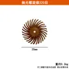 Tornillo de disco espiral aguja ciclón impulsor rueda de nylon para moler pulir tallado en madera tallado de nueces efecto espejo en huecos pulido