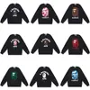 Sudadera camuflaje de moda transfronteriza para hombre, otoño e invierno, manga larga, estampado de letras, holgada, cuello redondo, jersey, sudadera casual