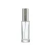 Frasco Recarregável de Perfume Cilíndrico Transparente Simples e Estiloso, Frasco Borrifador de Fragrância Portátil, Frasco Cosmético de Grande Capacidade