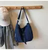 Nuevos Bolsos de Nicho para Mujer 2025, Bolso de Media Luna de Alta Gama, Bolso de Hombro Retro, Bolso de Axila de Lona, Bolso de Mano con Cadena