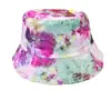 Sombrero de Pescador Estilo Hip-Hop Transfronterizo, Reversible, Unisex, Sombrero para el Sol para Exteriores, Sombrero de Cubo Estampado Versátil de Moda