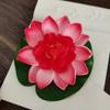 Simulación Loto hoja de loto nenúfar loto falso accesorios de baile decoración de piscina loto flor eterna pecera ofrendas templo budista