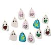 Ins resina bonito pequeno fantasma amor estrela de cinco pontas com anel diy acessórios pulseira colar orelha joias pingente