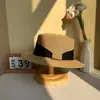 Nuevo Sombrero de Paja Francés de Ala Corta Estilo Hepburn para Mujer, Sombrero de Sol de Ala Corta de Verano, Sombrero de Sol Tejido para Playa