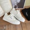 Baikuang Cashmere Niche Original White Shoes Feminino 2022 Novo Outono All-match Casual Board Shoes Design Plataforma Sapatos