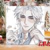 Sirena Cayendo en Blanco Año Chu Rambo diy Pintura al Óleo Digital Pintado a Mano Pintura al Óleo de Color Lujo Ligero Pintura Colgante Decorativa