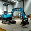 Excavadora Pequeña de Orugas para Exportar a Rusia, Excavadora para Paisajismo Municipal, Máquina Micro Gancho Multifuncional