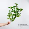 Follaje Artificial con Ramas de Madera de Pata de Pato, Manojos Planos de Plantas Verdes Falsas para Decoración del Hogar, Arreglos Florales, Ingeniería de Paisajes y Jardinería