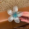 Explosiones de Espejo Cruzado Europeas y Americanas Pinza de Flor de Huevo de Color Tridimensional Anti-Falso Pinza Grande para la Parte Posterior de la Cabeza Accesorios para el Cabello para Mujer Tocado
