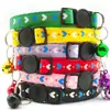 Colar de Sino para Gato Coleira de Cachorro Coleira para Animal de Estimação Colar Decorativo Fivela Oval Colar de Gato Acessórios de Tração