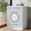 Nueva Cubierta de Lavadora de Carga Frontal de Dibujos Animados de Feitao, Cubierta Impermeable y Protectora del Sol, Cortina Universal, Tela a Prueba de Polvo Totalmente Automática, Universal