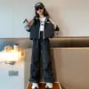 Traje para Niña, Estilo Primavera y Otoño, Nuevo Estilo de Moda 2026, Ropa Deportiva para Niños Talla Mediana y Grande, Ropa de Otoño, Conjunto Casual de Dos Piezas para Trabajo Infantil