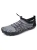 Sapatos de vadeio antiderrapantes para adolescentes, sapatos para rastreamento de riachos ao ar livre, novos sapatos de malha respirável de verão para homens, sapatos de praia leves com sola macia