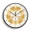 Reloj de Pared de Conocimiento de Salud para Control de Tiempo de Medicina Tradicional China Belleza Tradicional y Tienda de Terapia de Pies Reloj de Cuarzo Silencioso Reloj de Salud de Medicina Tradicional China