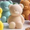 Molde de Silicona de Oso Lindo 3D para Velas Aromáticas Caseras, Decoración del Hogar, Fondant, Horneado, Molde para Pastel
