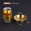 Plato de Salsa Coreano 304, Taza para Salsa, Taza Pequeña para Condimentos, Plato Dorado para Kétchup, Plato para Vinagre, Taza para Salsa de Pimienta para Filete