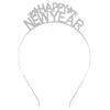 Diadema Navideña de Aleación de Moda Europea y Americana Estrella de Navidad Letra Diadema de Cristal Decoración de Año Nuevo