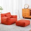 Sofá individual tipo puf, tatami, para balcón, sillón de ocio, dormitorio, pequeño sofá reclinable de suelo, pequeño sofá