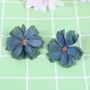Material hecho a mano para bricolaje, simulación de flores, flores para bodas, flores de pared, ramillete, tocado, flores decorativas, flores de crisantemo, flores de lengua estelar.