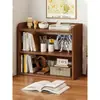 Estante de mesa estante de livros mesa rack de armazenamento doméstico armário de quarto prateleira de mesa de estudante estante de livros simples de várias camadas