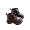 Botines tipo Martin para niña, nueva colección de otoño 2026, botines de vaquera para niños, botines cortos con forro simple, elegantes botines de otoño para bebés