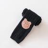 Meia-calça Cartoon para Bebê Primavera e Outono Legging Externa Tricotada Calça de Bebê Urso da Primavera Calça de Nove Pontos Grande