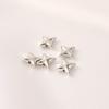 Cuentas de Estrella de Cuatro Puntas Tridimensionales de Oro de 14 Quilates, pulsera de perlas hecha a mano para DIY, collar, material para joyería con cuentas, accesorios para pendientes
