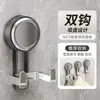 Gancho de Ventosa con Adsorción al Vacío, Soporte de Pared sin Taladro para Baño, Cocina y Baño, Gancho sin Rastro para Toallas, Ropa y Llaves