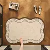 Alfombrilla de Pies de Barro Diatomeas para Baño Usada Alfombrilla Absorbente de Agua para Suelo de Baño Doméstico Felpudo de Secado Rápido Antideslizante para Puerta de Baño Francesa