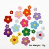 Parches Bordados de Girasol Multicolor, Parches Bordados Florales con Adhesivo Termofusible, Parches para Ropa DIY, Accesorios para Prendas al por Mayor