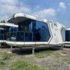 Grande Mansão Rede Vermelha Pousada Ciência Mecânica Ficção Científica Energia Eólica Navio Acampamento de Viagem Imersivo Rede Vermelha Cápsula Espacial