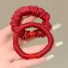 Goma para el pelo plisada de satén estilo coreano, tipo intestino delgado, para mujer 2026, nueva, alta elasticidad, duradera, cuerda para el pelo, banda para la cabeza, banda de goma, accesorios para el pelo