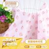 Tela de algodón de doble capa estampada crepé pequeño de durazno estampado para madre y bebé para estar en casa pijama tela para mujer