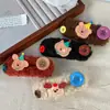 Osito de Mantequilla Lindo Pasador para el Cabello de Mujer Dibujos Animados de Felpa para Flequillo Lateral Pasador Ins Nicho Todo-partido Tocado Accesorios para el Cabello
