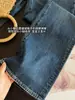 Calças indispensáveis para o seu guarda-roupa de outono e inverno! Jeans reto flare de algodão de alta elasticidade, estilo retrô de Hong Kong, cintura média-alta, lavagem azul escuro, para mulheres