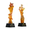 Excelente Nuevo Llegado Premio Honorífico Estrella Vidrio Antiguo Cristal Trofeo Reunión Anual de la Empresa Medalla al Empleado Destacado