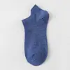 Meias Baixas de Poliéster-Algodão Coloridas para Primavera e Verão, Meias Sapatilha Femininas de Estilo Liso e Fresco, Meias Femininas Lisas Versáteis para Venda por Atacado