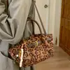 Bolso de Diseño Exclusivo para Mujer 2025 Nuevo Vintage Versátil Bolso de Hombro para Viajes Cotidianos Bolso Cruzado Elegante con Estampado de Leopardo Tendencia