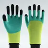 Suministro directo de fábrica de guantes de protección laboral transpirables reforzados con látex, resistentes al aceite, antideslizantes, guantes de seguridad para manos al por mayor