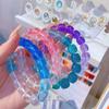 Libro Caperucita Roja Estrella Luminosa Imitación Bodhi Pulsera para Dedos Color Degradado Suave Cuentas de Buda Cuentas de Bandeja de Hielo Bandeja para Estudiantes Jugar Cuentas Redondas