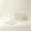 Portatarjetas de PVC de doble cara personalizado, portatarjeta de identificación de trabajo transparente, cubierta protectora a prueba de polvo para tarjeta de acceso, portatarjeta de identificación impermeable para exposiciones