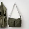 Bolsa de Ombro Casual Masculina e Feminina, Bolsa Transversal, Mochila Repelente à Água, Alça de Ombro Ajustável, Bolsa Grande Capacidade para Fitness e Dia a Dia