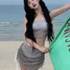 Nuevo Traje de Baño BIKINI de Tirantes Finos para Mujer Sexy Bikini Dividido Encaje Traje de Baño Playa Spa Vacaciones