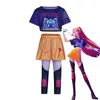 Disfraz Cosplay Cazadores de Brujas de Halloween K-POP Cazadores de Brujas Mirazoi Rumii Cosplay Atuendo de Anime