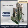 Prensa de óleo hidráulico comercial, máquina de óleo de gergelim para processamento de oficina de óleo, prensa de óleo de minhoca