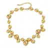 2025 Nuevo Collar Grande de Perlas Retro para Mujer Cadena de Clavícula Elegante de Lujo Accesible Europeo y Americano Accesorios Tendencia
