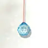 Bola de Iluminación de Cristal de 20 mm Cristal K9 Habitación Dormitorio Cortina de Cuentas para Puerta Accesorios Cortina de Puerta Colgante para Fiesta de Bodas
