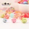 Venta Caliente Transfronteriza 6-10 mm Concha de Flor Colorida DIY Pulsera Collar Cuentas Espaciadoras Accesorios para Joyería Al por Mayor